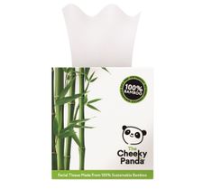 The Cheeky Panda – Bamboo Facial Tissue bambusowe chusteczki uniwersalne pudełko kostka (56 szt.)