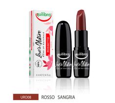 Equilibra Love's Nature Lipstick pomadka do ust 08 Red Sangria (4 ml)