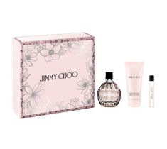 Jimmy Choo – zestaw woda perfumowana spray 100ml + balsam do ciała 100ml + miniatura wody perfumowanej 7.5ml (1 szt.)