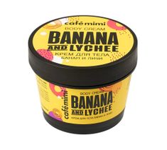 Cafe Mimi Body Cream krem do ciała Banan i Liczi (110 ml)