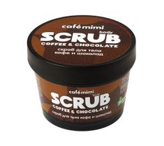 Cafe Mimi Body Scrub peeling do ciała Kawa i Czekolada (120 g)