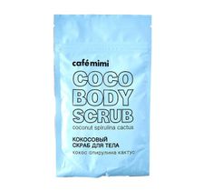 Cafe Mimi Coco Body Scrub kokosowy peeling do ciała Spirulina i Kaktus (150 g)