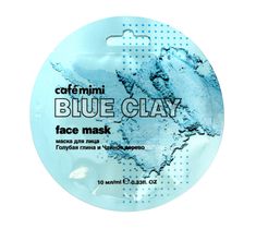 Cafe Mimi Maseczka do twarzy Niebieska glinka i drzewo herbaciane (10 ml)