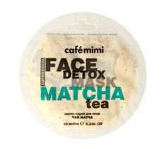 Cafe Mimi Maseczka-scrub do twarzy Matcha & Aloe Vera Herbata (10 ml)