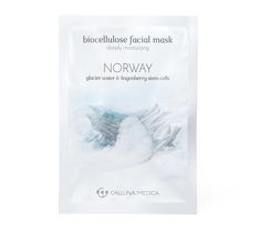 Calluna Medica maseczka Norway Deeply Moisturizing Biocellulose Facial Mask głęboko nawilżająca maseczka w płachcie z biocelulozy (12 ml)