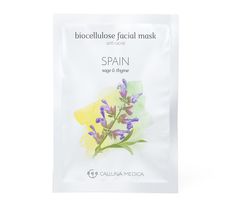 Calluna Medica maseczka Spain Anti-Acne Biocellulose Facial Mask przeciwtrądzikowa maseczka w płachcie z biocelulozy (12 ml)