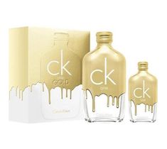 Calvin Klein – CK One Gold zestaw woda toaletowa spray 200ml + woda toaletowa spray 50 ml (1 szt.)