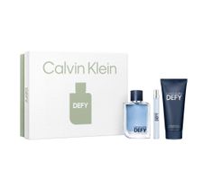 Calvin Klein Defy zestaw woda toaletowa spray 100ml + żel pod prysznic 100ml + woda toaletowa 10ml