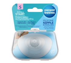 Canpol Babies EasyStart silikonowe osłonki piersi S 2szt