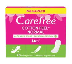Carefree Cotton Feel Normal wkładki higieniczne Aloe 76 sztuk