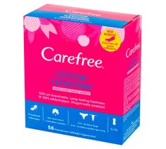 Carefree Cotton Flexiform Wkładki higieniczne Fresh Scent 1 op. - 56 szt.
