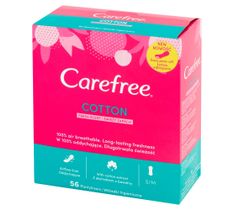 Carefree Cotton Wkładki higieniczne Fresh Scent - świeży zapach 1 op. - 56 szt.
