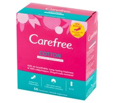 Carefree Cotton Wkładki higieniczne Uscented - bezzapachowe 1 op. - 56 szt.