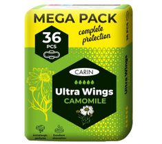 Carin Ultra Wings Camomile ultracienkie podpaski ze skrzydełkami 36szt