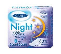 Carin Ultra Wings Night podpaski higieniczne na noc 8szt