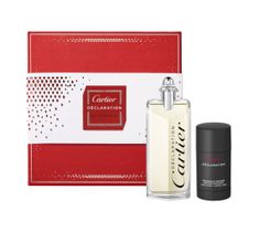 Cartier Declaration zestaw prezentowy woda toaletowa spray 100 ml + dezodorant sztyft 75 ml