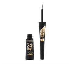 Catrice 24H Brush Liner eyeliner w płynie 010 Ultra Black (3 ml)