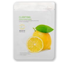 BeauuGreen Clarifying Lemon Essence Mask rozświetlająca maseczka do twarzy Cytryna (23 g)