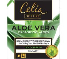 Celia Aloe Vera Półtłusty krem przeciwzmarszczkowy Łagodząco-Regenerujący (50 ml)
