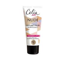 Celia Art Nude Matujący fluid do twarzy korygujący nr 01 ecru (30 ml)