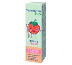Vademecum – Pasta do zębów dla dzieci 1-6 lat z naturalnym aromatem truskawki (50 ml)