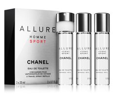 Chanel Allure Homme Sport woda toaletowa spray 20ml + wkład 2x20ml