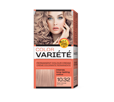 Chantal Variete Color Permanent Color Cream farba trwale koloryzująca 10.32 Satynowy Blond (50 g)