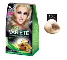 Chantal Variete Color Permanent Color Cream farba trwale koloryzująca 10.0 Jasny Piaskowy Blond 50g