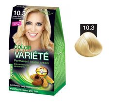 Chantal Variete Color Permanent Color Cream farba trwale koloryzująca 10.3 Słoneczny Blond 50g