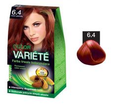Chantal Variete Color Permanent Color Cream farba trwale koloryzująca 6.4 Owoc Granatu 50g