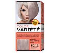 Chantal Variete Color Permanent Colour Cream farba trwale koloryzująca 10.12 Srebrzysty Blond (110 g)
