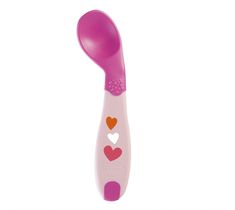 Chicco Baby's First Spoon pierwsza łyżeczka 8m+ Różowa