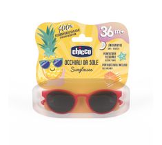 Chicco Okulary przeciwsłoneczne z filtrem UV dla dzieci 36m+ Czerwone