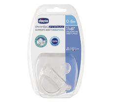 Chicco PhysioForma smoczek silikonowy uspokajający - Soft 0-6m neutral