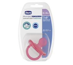 Chicco PhysioForma smoczek silikonowy uspokajający - Soft 16-36m różowy