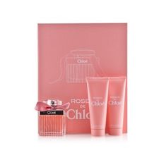 Chloe Roses de Chloé zestaw woda toaletowa spray 75ml + balsam do ciała 75ml + żel pod prysznic 75ml