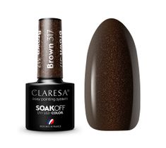 Claresa Soak Off UV/LED Brown lakier hybrydowy 317 (5 g)