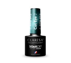 Claresa Soak Off UV/LED Cat Eye lakier hybrydowy 2 (5 g)