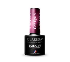 Claresa Soak Off UV/LED Cat Eye lakier hybrydowy 6 (5 g)