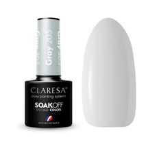 Claresa Soak Off UV/LED Gray lakier hybrydowy 203 (5 g)