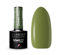 Claresa Soak Off UV/LED Green lakier hybrydowy 802 (5 g)