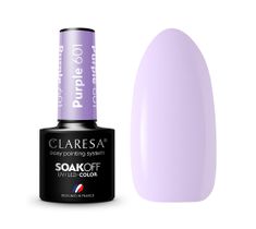 Claresa Soak Off UV/LED Purple lakier hybrydowy 601 (5 g)