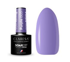 Claresa Soak Off UV/LED Purple lakier hybrydowy 603 (5 g)