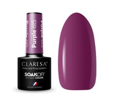 Claresa Soak Off UV/LED Purple lakier hybrydowy 615 (5 g)