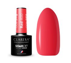 Claresa Soak Off UV/LED Red lakier hybrydowy 400 (5 g)