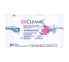 Cleanic Antibacterial chusteczki odświeżające antybakteryjne 15 szt. 1 op.
