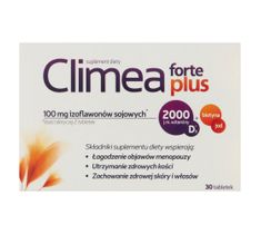 Climea Forte Plus suplement diety łagodzący objawy menopauzy 30 tabletek