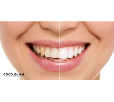 Coco Glam proszek do wybielania zębów z 100% naturalnym aktywnym węglem oryginalny produkt 30 g