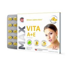 Colfarm Max Vita A + E zdrowa i piękna skóra suplement diety 30 kapsułek