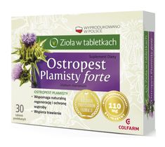 Colfarm Zioła w Tabletkach Ostropest Plamisty Forte suplement diety 30 tabletek